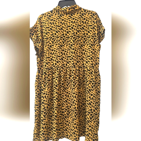 Umgee Leopard Print Dress Size L - Picture 2 of 7